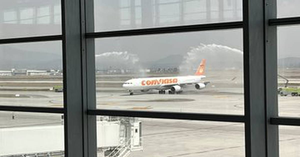 The first international flight landed at AIFA from Venezuela – El Financiro