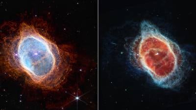 Así se ve la muerte de una estrella a través de los ‘ojos’ del telescopio espacial James Webb