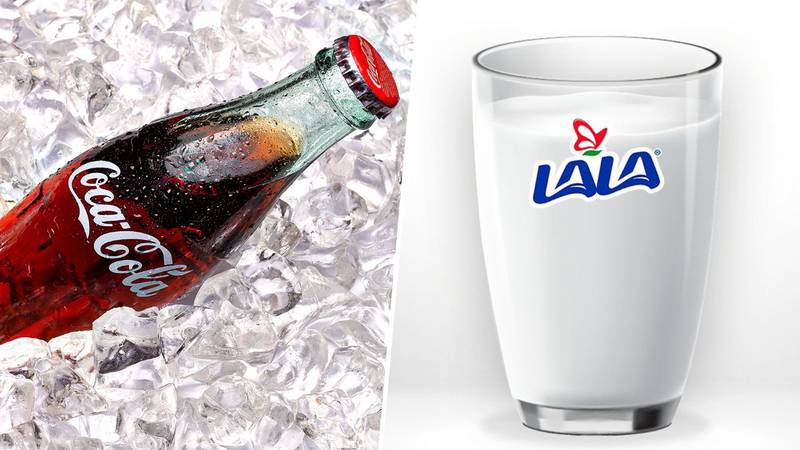 Coca Cola y Lala anunciaron el aumento de precios en algunos de sus productos (Fotos: shutterstock | instagram: lalamexico)