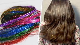 Brilla con extensiones de glitter, la nueva tendencia para tu cabello