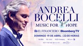 El Financiero Bloomberg TV presenta a Andrea Bocelli