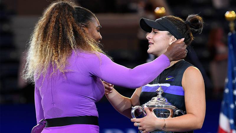 Bianca Andreescu se mira en Serena: 'quizá pueda llegar a ser incluso mejor'