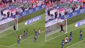 Jugada ‘fantasma’ en el River Plate vs Boca Juniors se vuelve viral | VIDEO