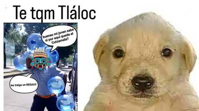 ¡Tláloc llegó al rescate! Memes por lluvias en CDMX, en medio de la sequía del Cutzamala