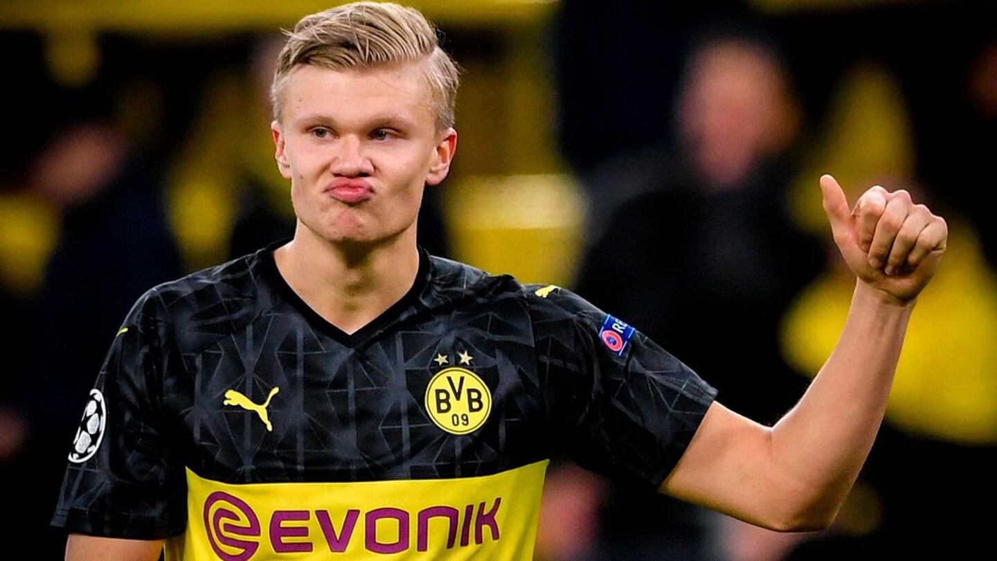 Borussia Dortmund presumió la nueva faceta de Erling Haaland