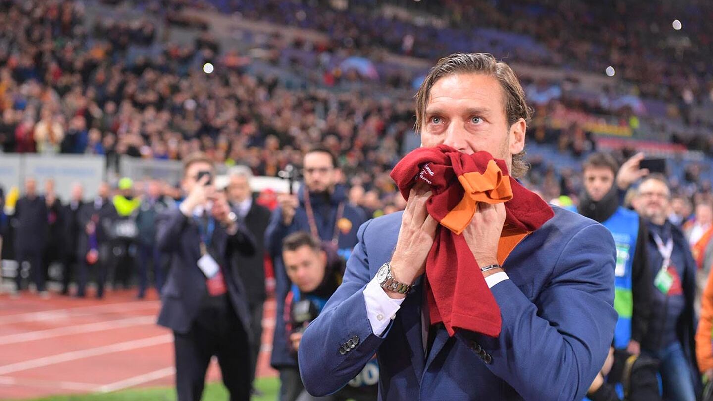 Francesco Totti al Salón de la Fama de Roma