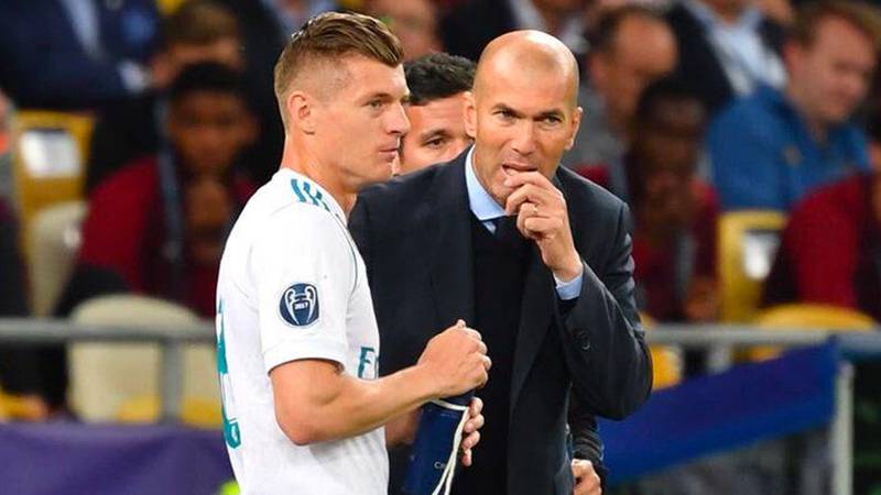 Zidane: “Cuando me retire diré que entrené a Toni Kroos'