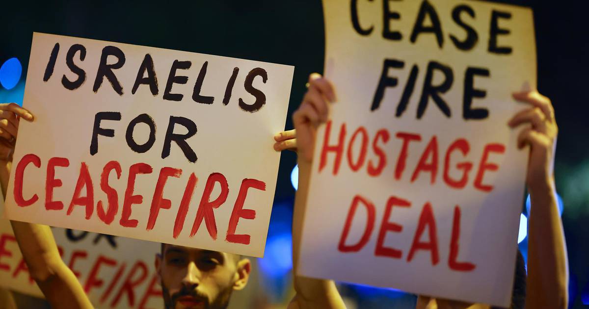 Protesta en Tel Aviv: Israelíes piden a Netanyahu un alto al fuego en Gaza y negociar libertad de rehenes