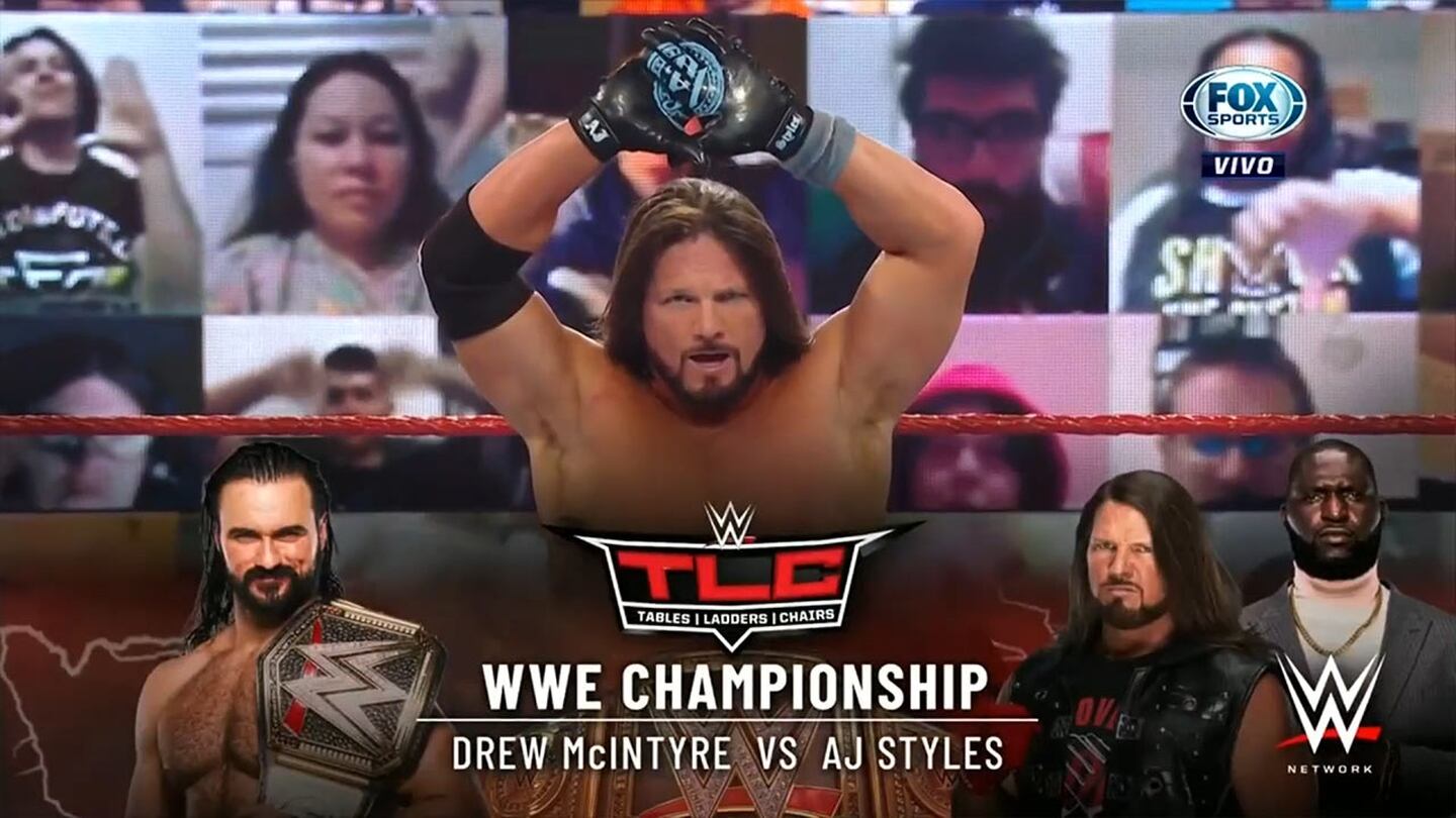 AJ Styles va por el Campeonato de WWE frente a Drew McIntyre en TLC