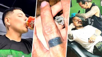 ‘Ya supérame’; Eduin Caz, Nodal y otros famosos que eliminaron tatuaje sobre su expareja