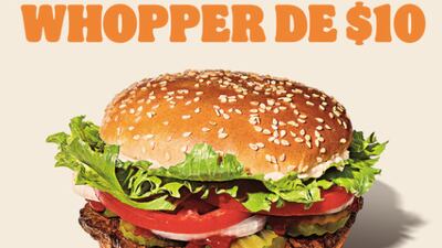 ¡Esto se va a descontrolar! Burger King venderá la Whopper a 10 pesos por el Día de la Hamburguesa