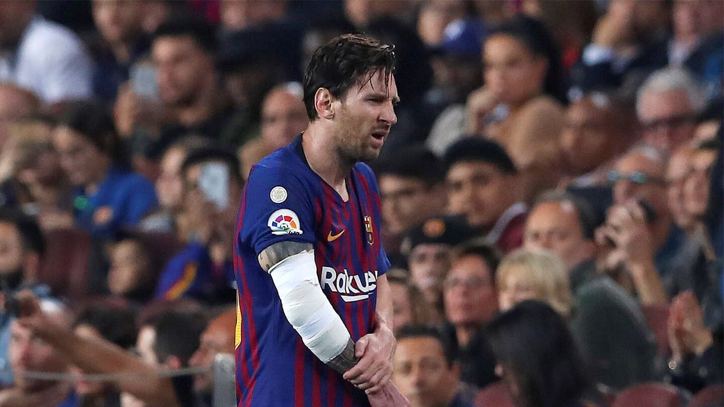 Los partidos que se perdería Messi por su lesión