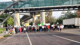 Retiran bloqueo de la México-Cuernavaca tras denuncias por falta de agua