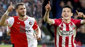 Feyenoord vs PSV Eindhoven EN VIVO: Dónde ver HOY a Santiago Giménez y Chucky Lozano en TV, online y hora 