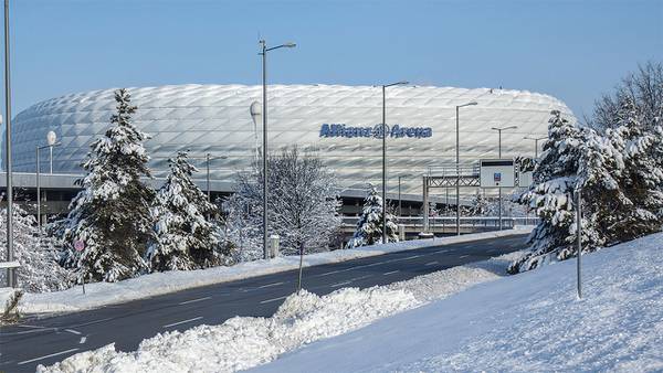 ¡Bayern Munich cancela su juego contra el Unión Berlín por una brutal nevada en su estadio!
