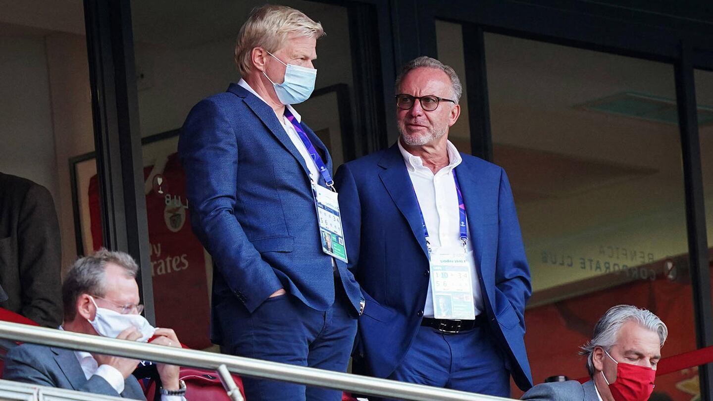 Rummenigge cedió su puesto en Bayern München a Oliver Kahn