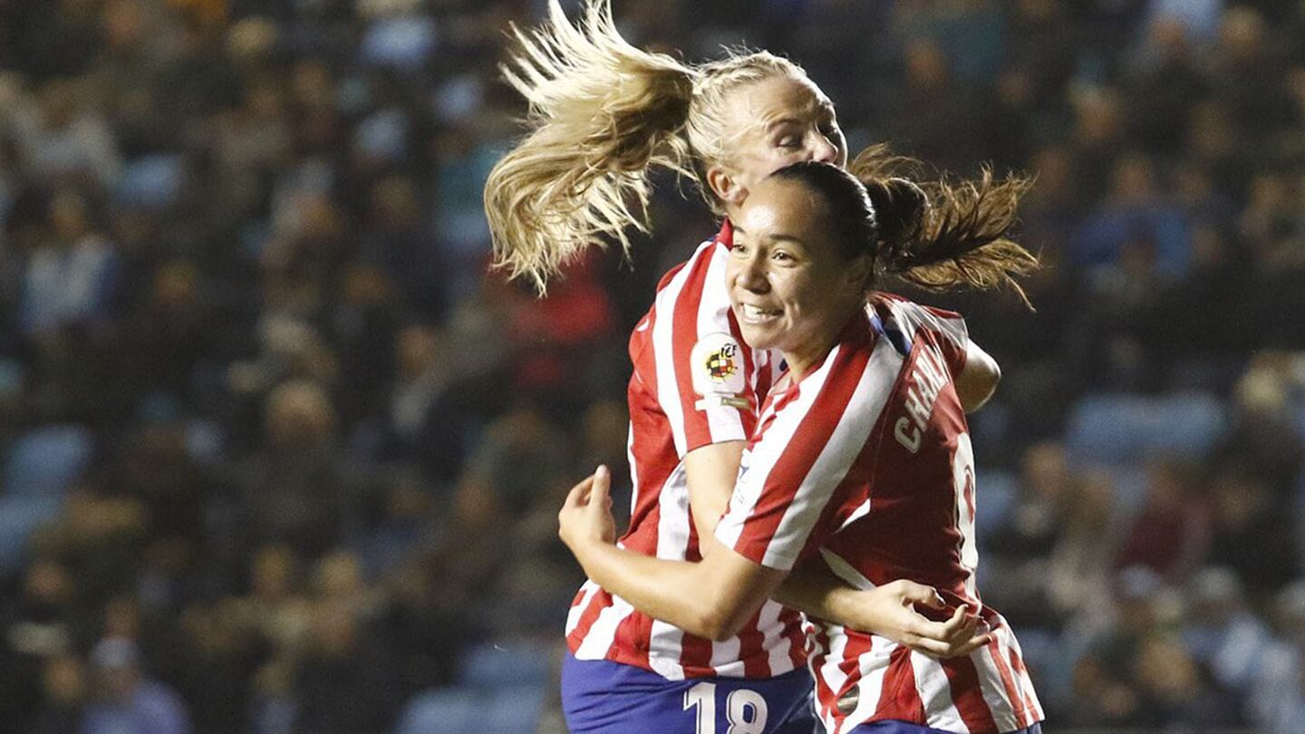 Charlyn Corral revivió al Atlético de Madrid en la UEFA Champions League Femenina