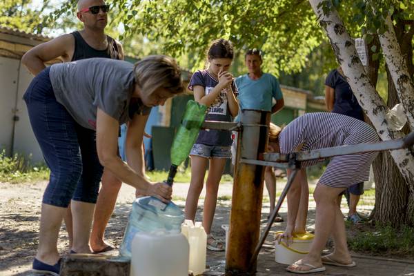 Desabasto de agua en Ucrania: temen crisis humanitaria en invierno
