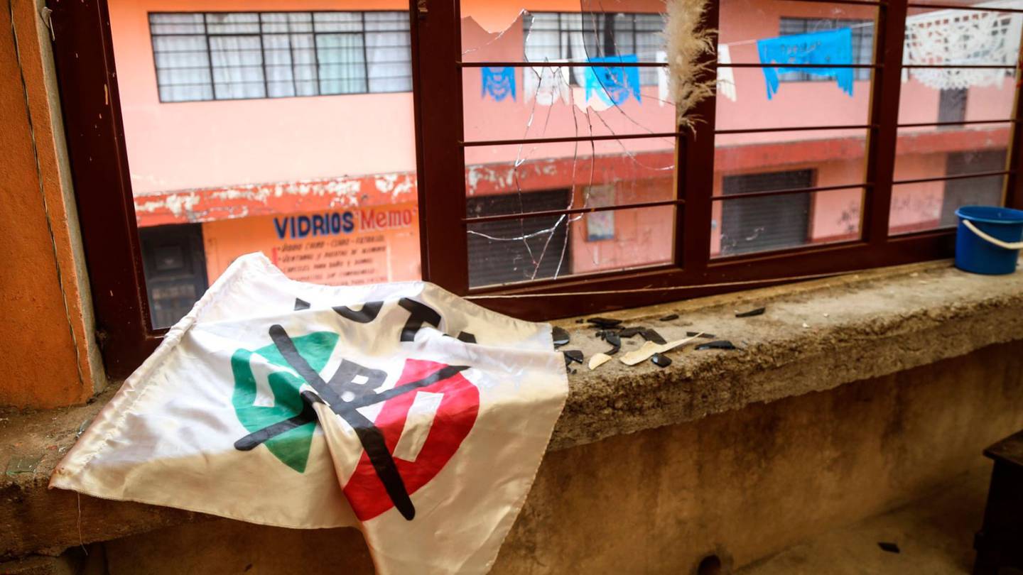 Imagen de las elecciones 2018. Sicarios atacaron una sede en la que se resguardaban las boletas electorales.