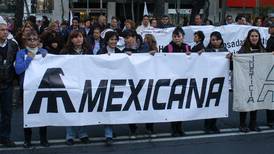 Extrabajadores de Mexicana recibirán el 5% del total de sus liquidaciones