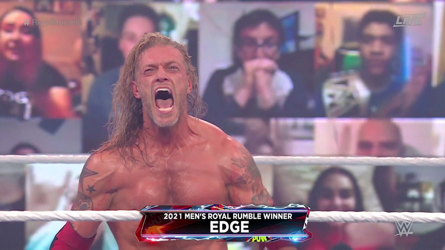 ¡Histórica victoria de Edge en Royal Rumble 2021 como el primer participante!