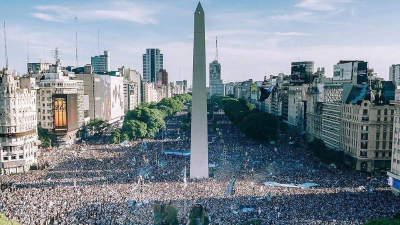¡Más de 5 millones! 10% de la población argentina festejó con su Selección... hasta que se canceló el desfile (VIDEO)