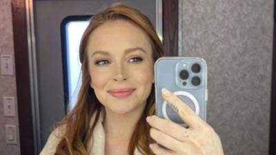 Lindsay Lohan presume su ‘baby bump’ en su primera foto embarazada