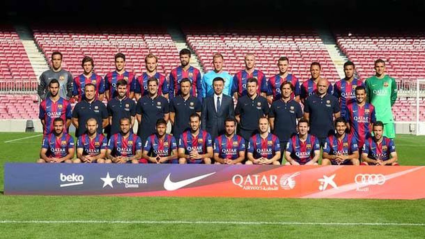 La foto oficial del Barcelona de la 2020-2021: ¿Con guiño de Piqué a Neymar?