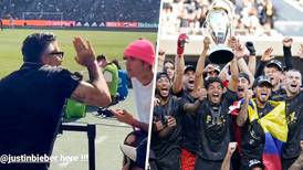 MLS: Así festejaron Jaime Camil y Justin Bieber el campeonato de Carlos Vela y Los Ángeles FC