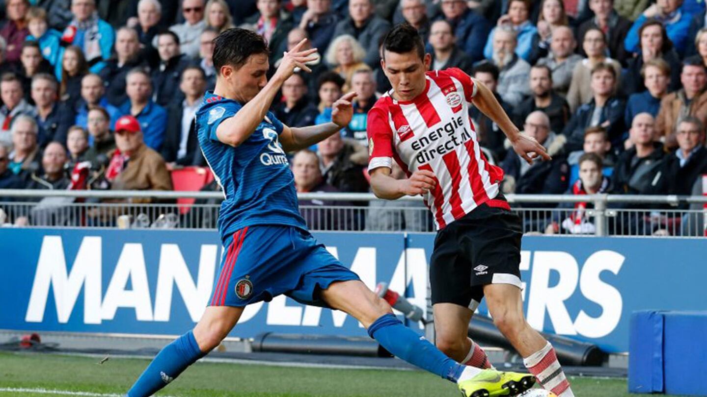 El golazo de 'Chucky' Lozano que salvó al PSV de caer ante Feyenoord