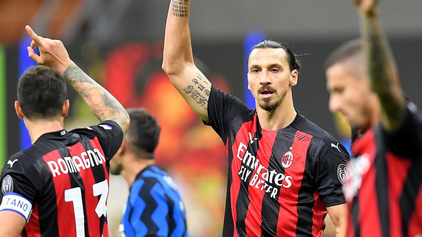¡El 'Derbi de Milano' es 'Rossoneri' con doblete incluido de Zlatan Ibrahmovic!