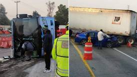 Accidente en la México-Querétaro: Volcadura de tráiler deja al menos 30 heridos 