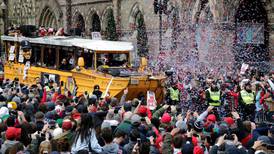 Boston festeja a sus Medias Rojas