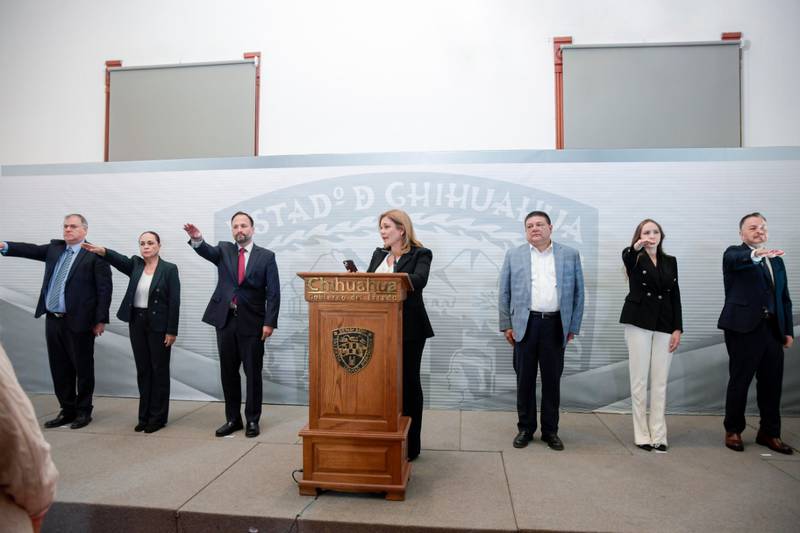 La gobernadora de Chihuahua anunció cambios en su gabinete, incluyendo la Fiscalía de Chihuahua.