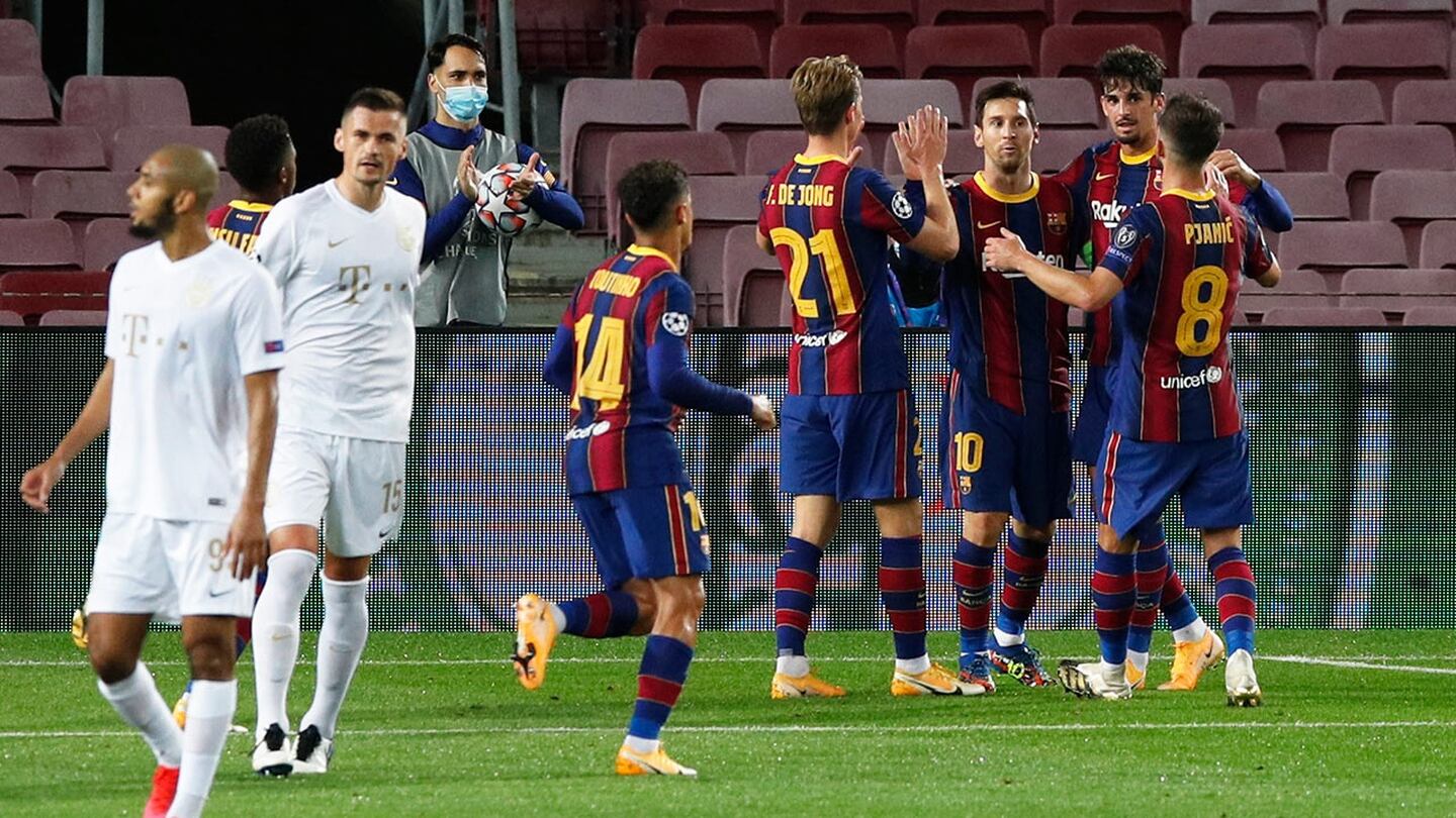 Messi comandó a los jóvenes del Barcelona en la goleada ante Ferencvaros
