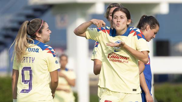 ¡Son mucha pieza! América golea a Cruz Azul en el Clásico Joven de la Liga MX Femenil (VIDEO)
