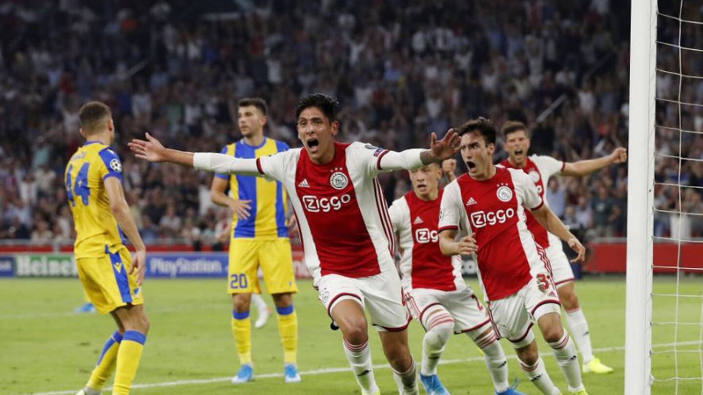 ¡Primer juego como titular! ¡Primer gol de Edson Álvarez con Ajax y en Champions!