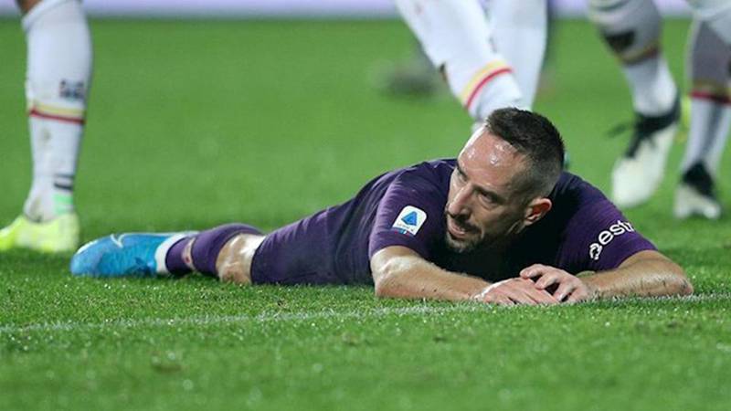 ¡Fiorentina anunció cuánto tiempo estará de baja Franck Ribéry!