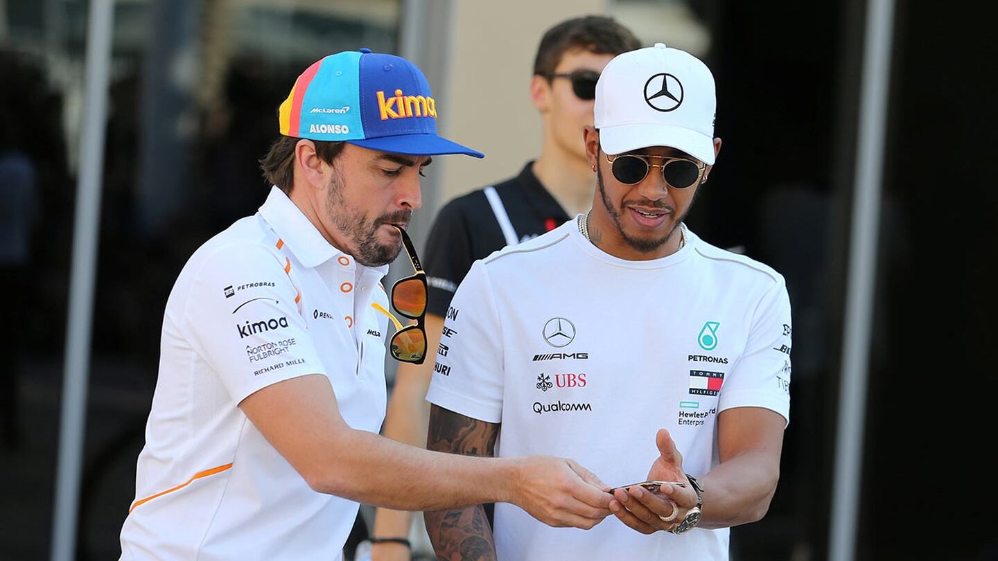 Hamilton confesó los roces que tuvo en el pasado con Fernando Alonso