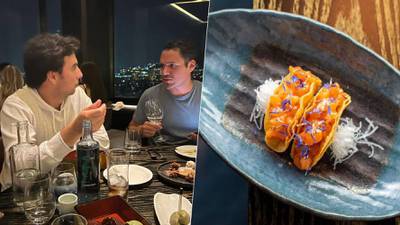 ‘Checo’ Pérez: Este es el lujoso restaurante con  tacos de 1000 pesos donde comió en Barcelona