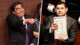 Barbosa y Armenta hacen 'las paces' tras conflicto por la candidatura en Puebla