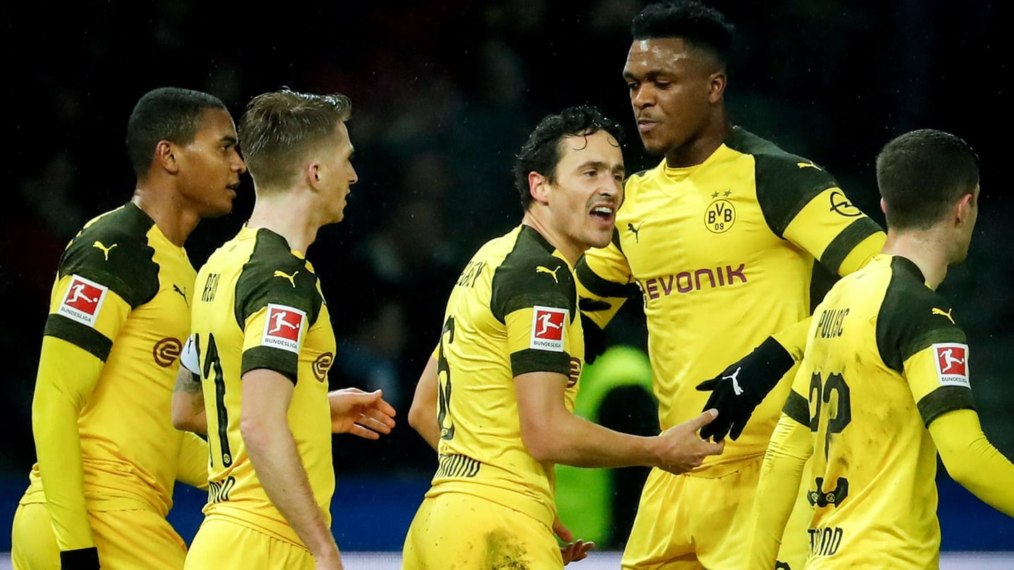 Triunfo agónico del Dortmund sobre Hertha de Berlín