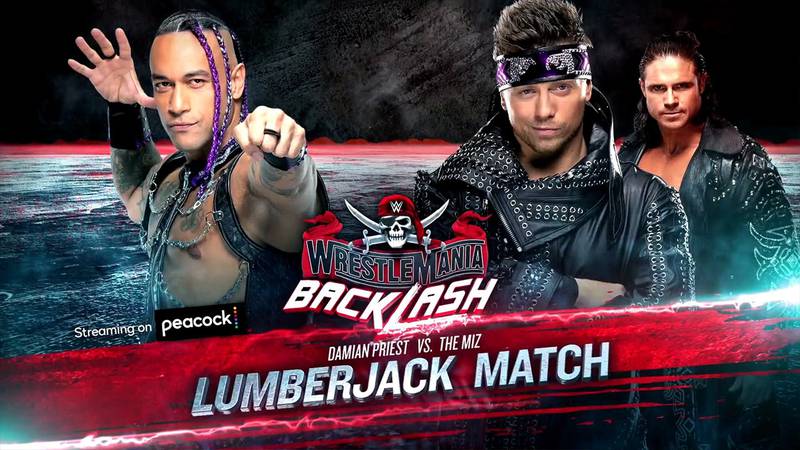 Lumberjack match entre Damian Priest y The Miz para WrestleMania Backlash