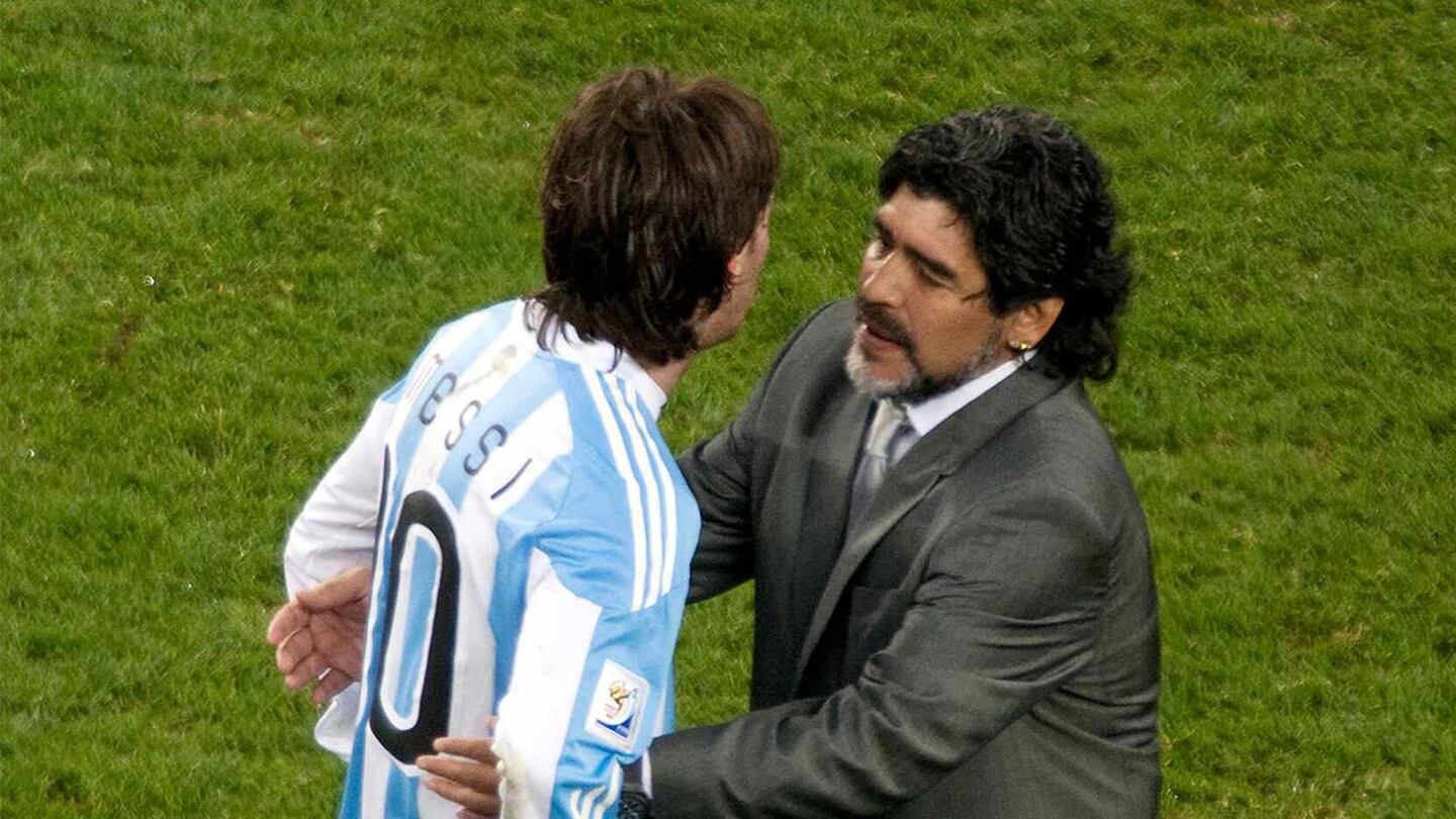 Diego Maradona: 'Sé quién es Messi y es el mejor jugador del mundo'