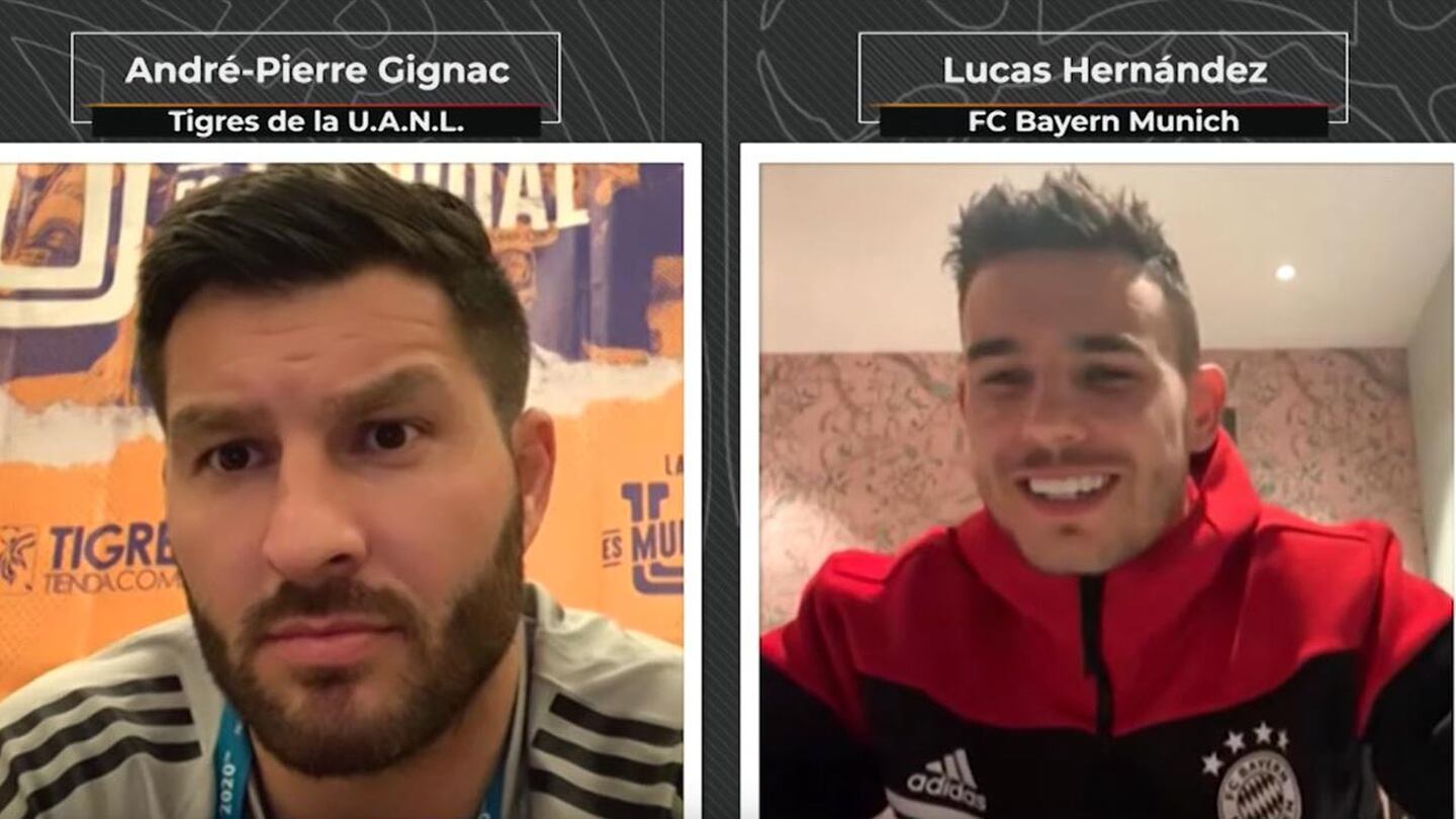 La charla de Andre- Pierre Gignac y Lucas Hernández de cara al inicio del Mundial de Clubes
