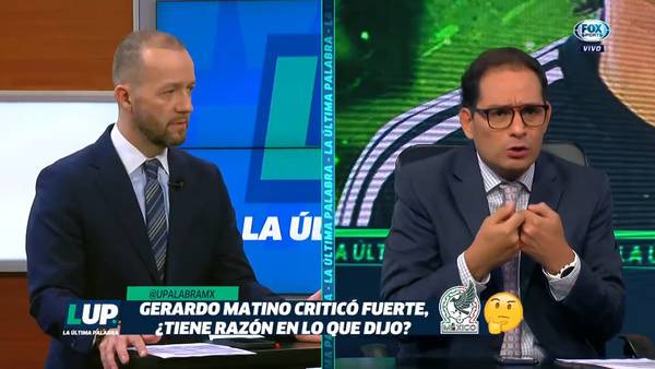 Gustavo Mendoza vs Martino: ‘Ahora resulta que necesitábamos un vende humo’ (VIDEO)