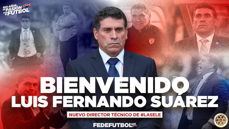 Luis Fernando Suárez, nuevo técnico de la Selección de Costa Rica