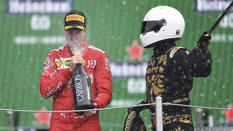 Vettel criticó a 'Mario-Achi' y los trofeos del GP de México