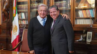 Visita el gobernador de Zacatecas, David Monreal, al Presidente Andrés Manuel López Obrador