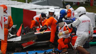 Así fue el accidente de Jules Bianchi que recordó ‘Checo’ Pérez: ‘Lo que pasó hoy es inaceptable’